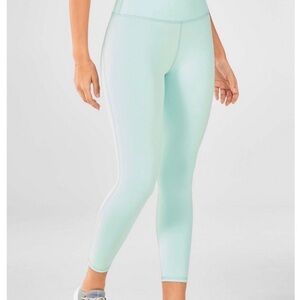 Fabletics Define High-Waisted PowerHold Leggings Mint Green Size M